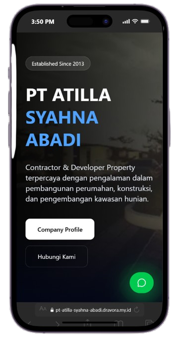 Website PT Atilla Syahna Abadi